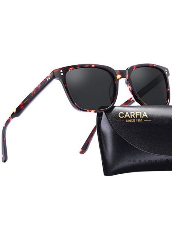 Handcrafted Acetate Polarized Sunglasses UV400 HD Anti-Glare for Women